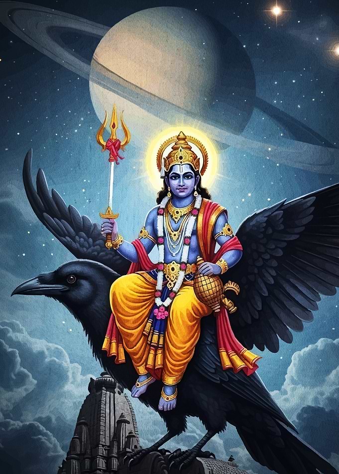 Shani Dev Crow Saturn