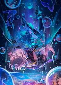 Girls in a Dreamy Space