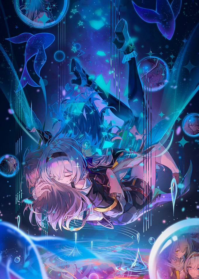 Girls in a Dreamy Space