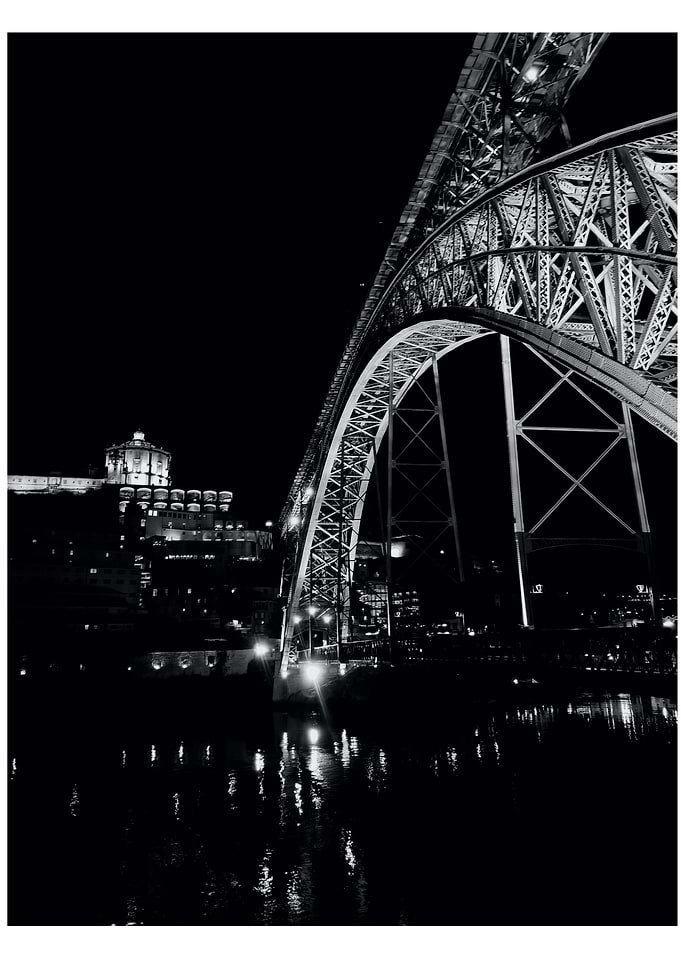 Dom Luís I Bridge at Night