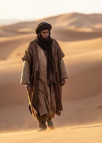 Man in Desert Sands