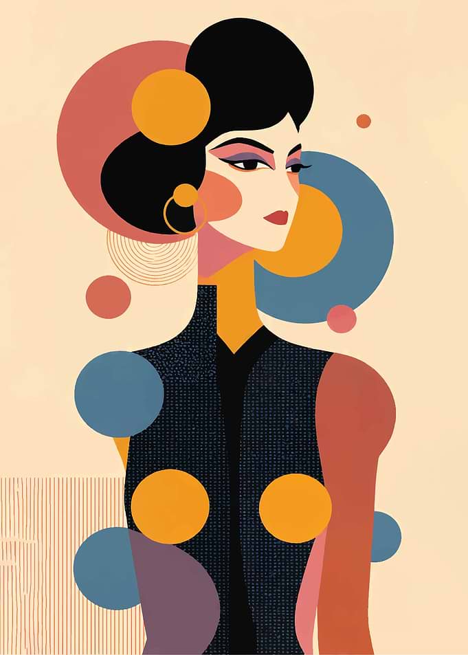 Abstract Portrait of a Woman