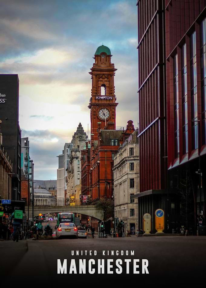 Manchester, United Kingdom Cityscape
