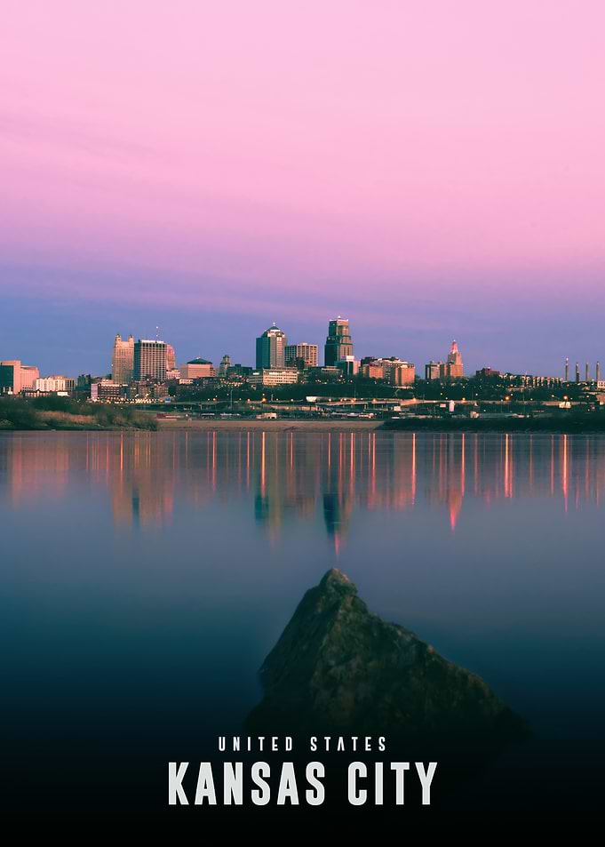 Kansas City Skyline at Dusk