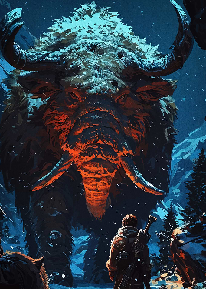 Mammoth Encounter Snowy Wilderness