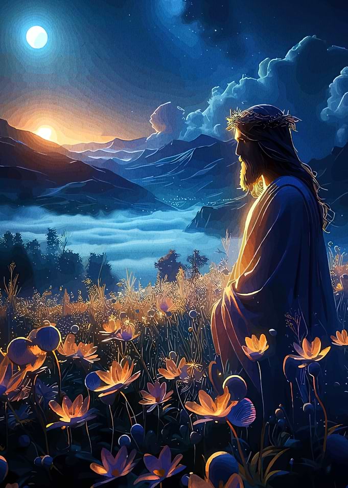 Jesus field flowers