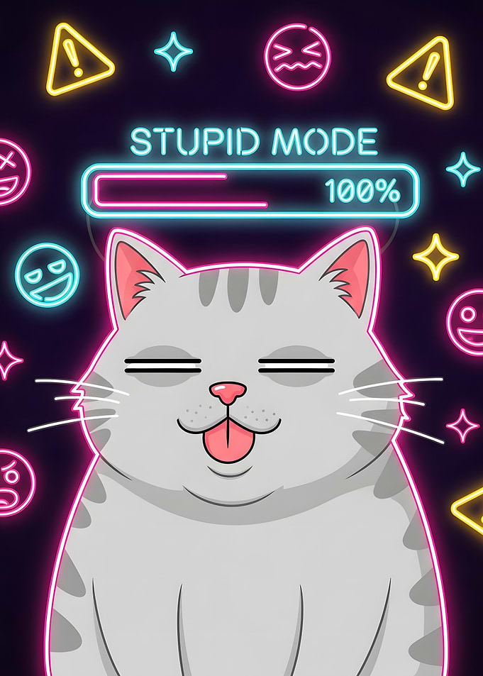 Stupid Mode Cat