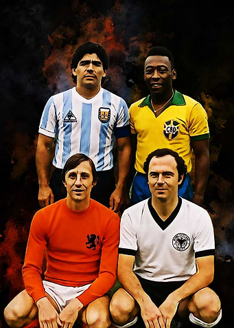 Football Legends Portrait