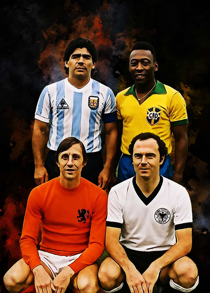 Football Legends Portrait
