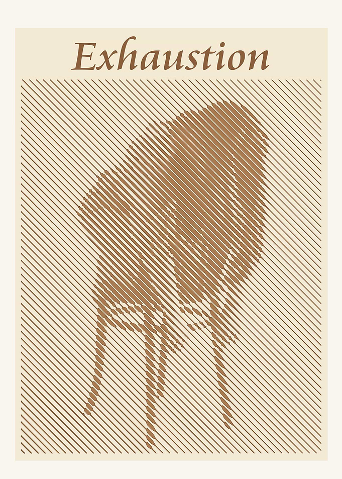 Exhaustion Illustration
