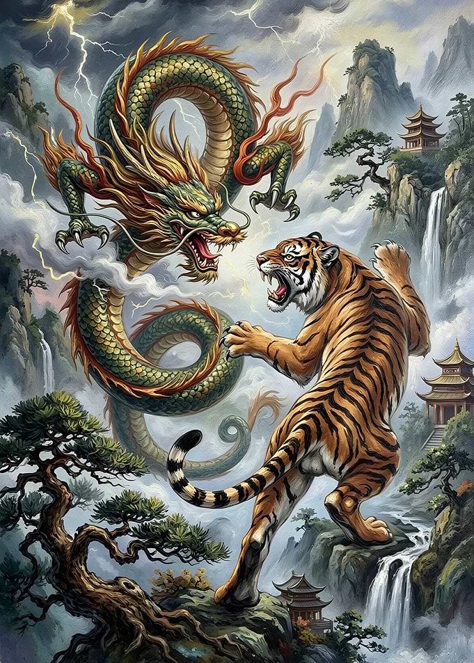 Dragon and Tiger Confrontation