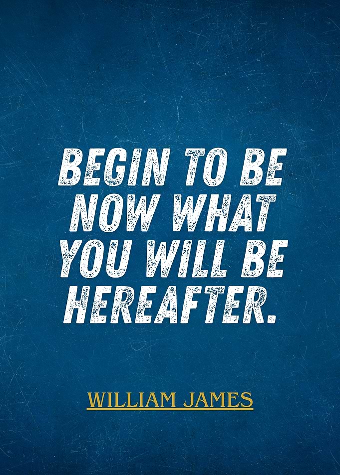 Inspirational Quote by William James
