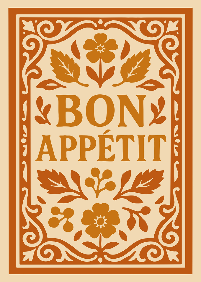 Bon Appétit Floral Art