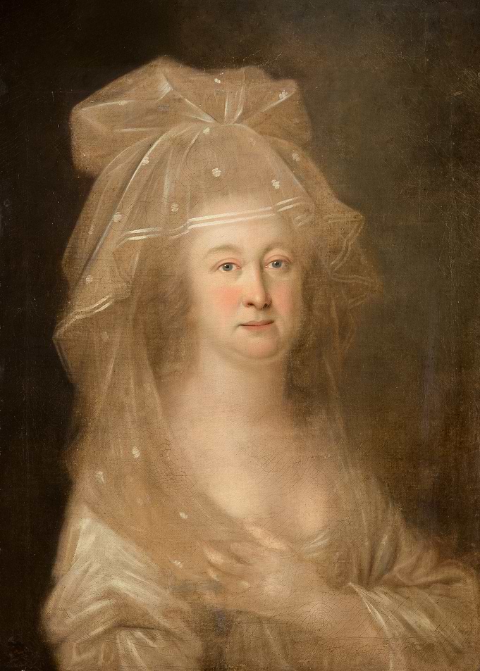Portrait of a Woman wearing a Veil