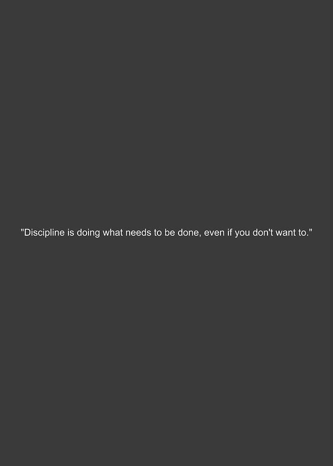 Discipline Quote