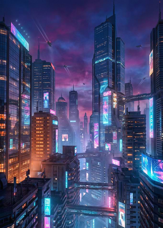 Cyberpunk Cityscape