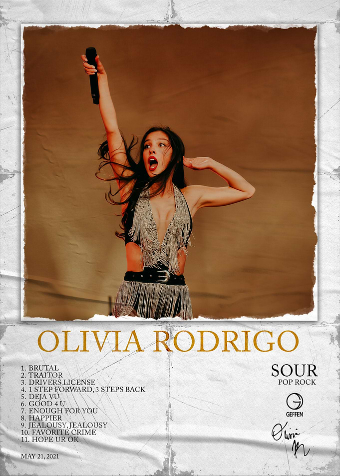 Olivia Rodrigo Sour Album Cover
