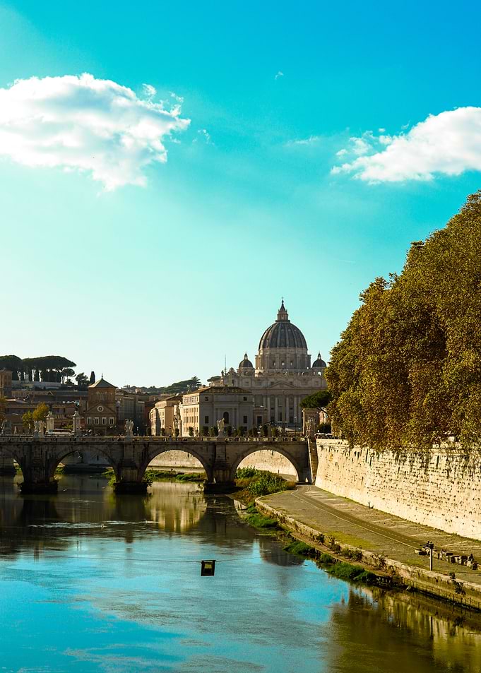 View of The Vatican from the Ponte (bridge) Umberto I