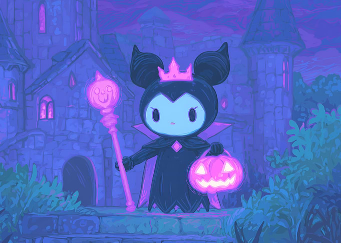 Kuromi Halloween Castle