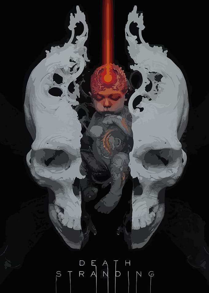 Death Stranding BB and Skulls