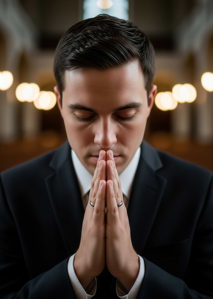 Man in Prayer