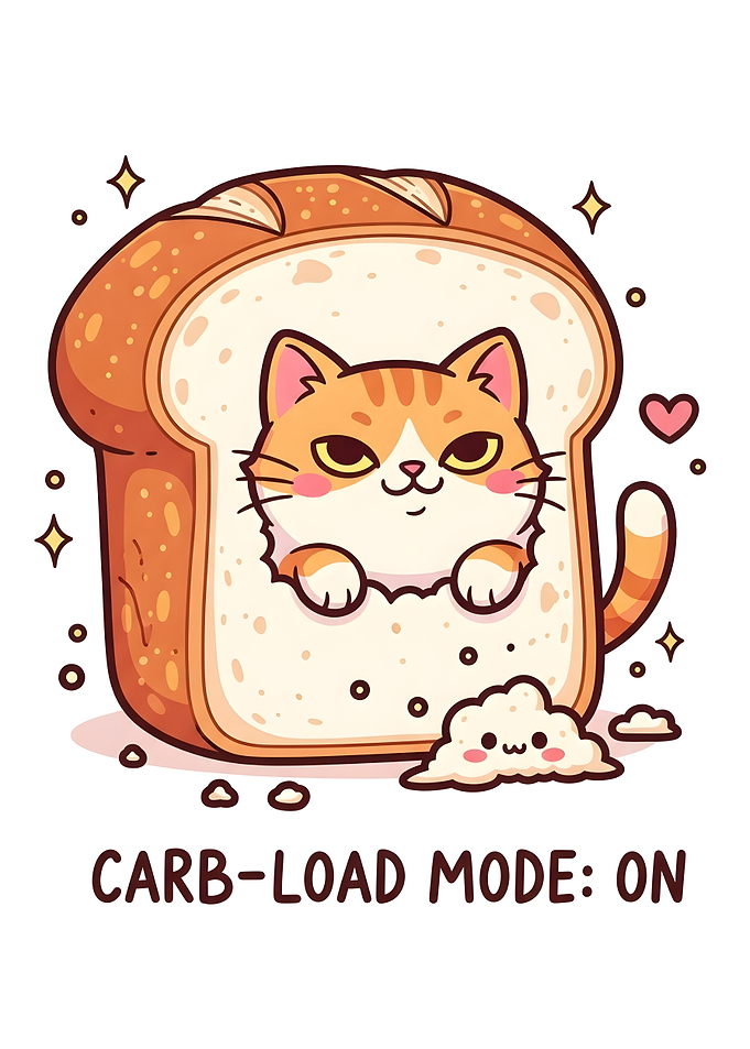 Cat in Bread Cartoon
