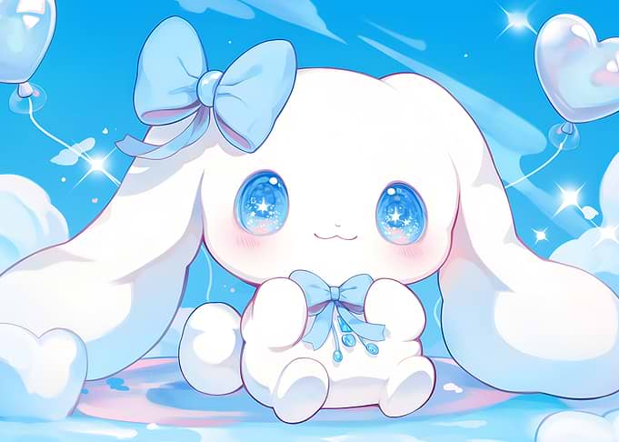 Cinnamoroll in a Sky Blue Dream