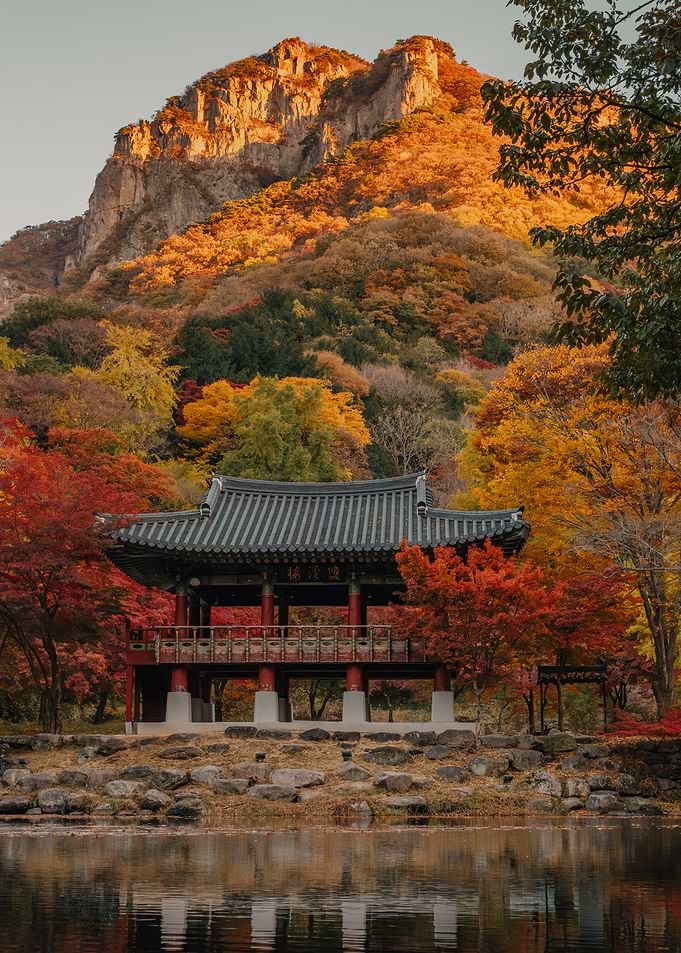 Korean Mountain Temple