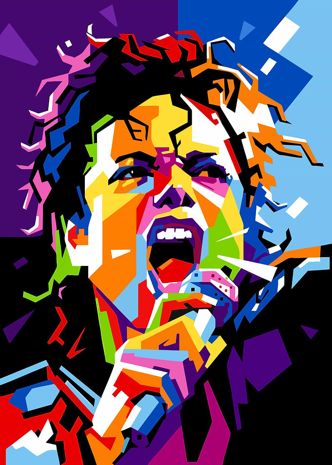 Michael Jackson Pop Art Portrait