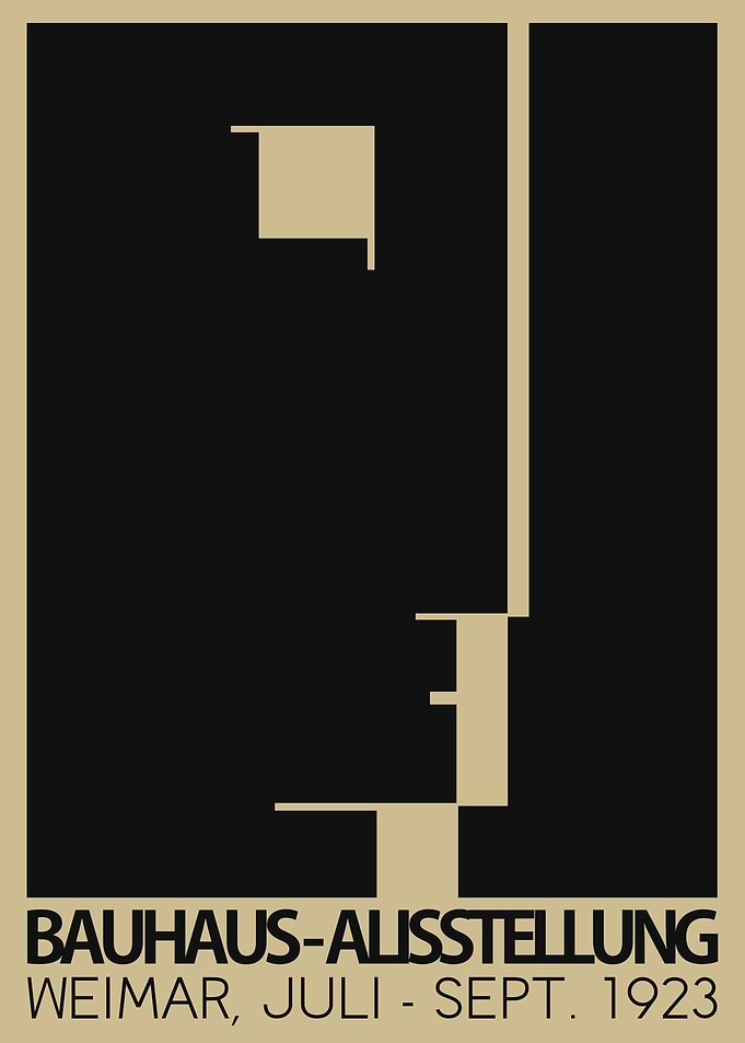 Bauhaus Exhibition Poster, 1923
