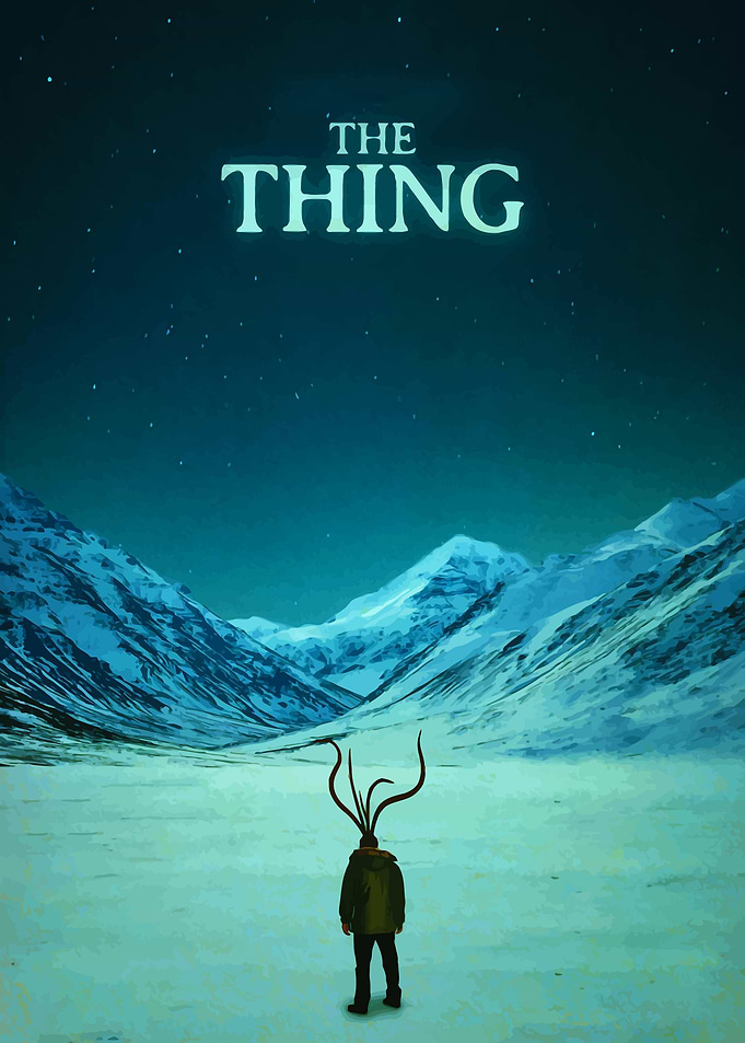 The Thing Movie Poster Fan Art