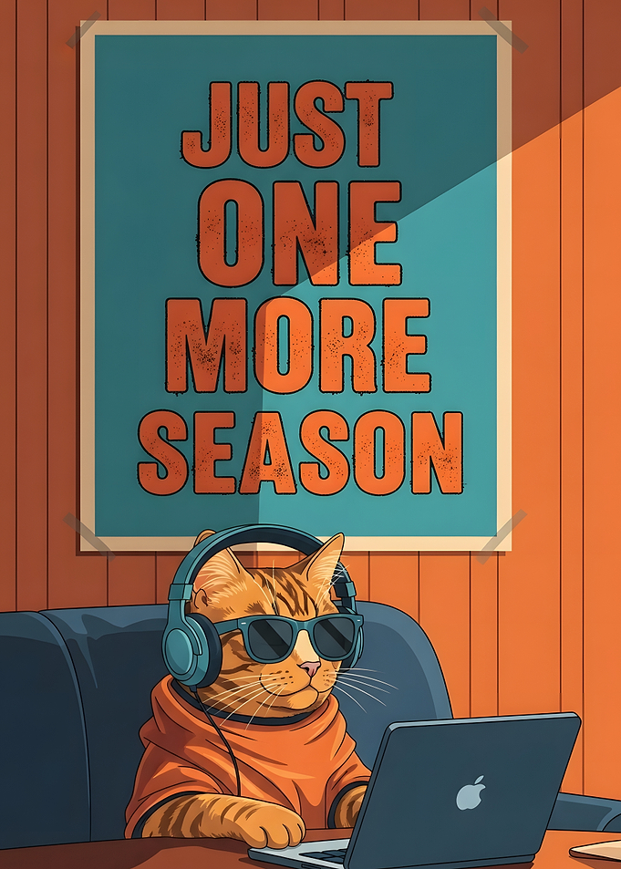 Just One More Season Cat