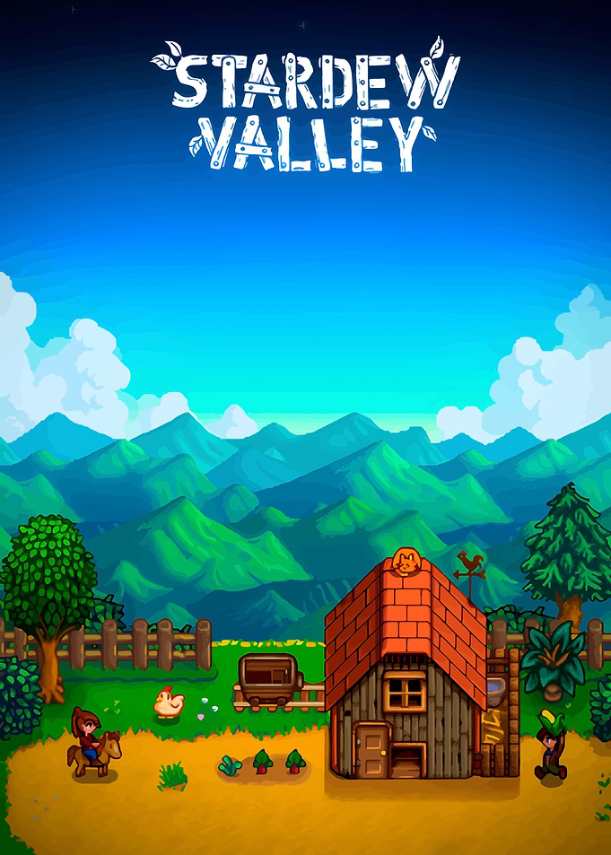 Stardew Valley Farm Scene