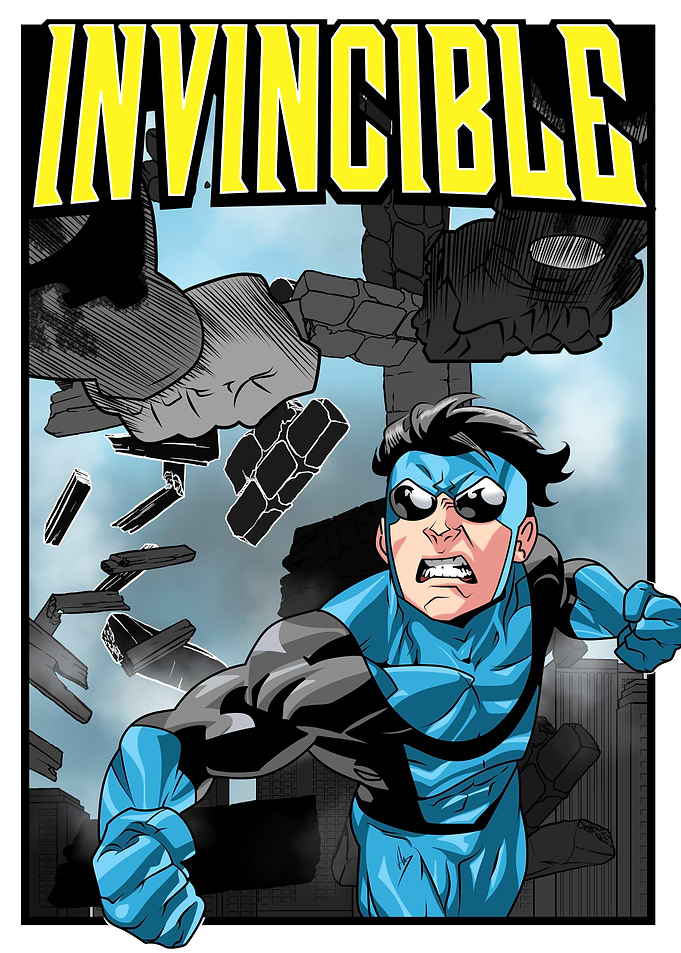Invincible Comic Book Cover Art