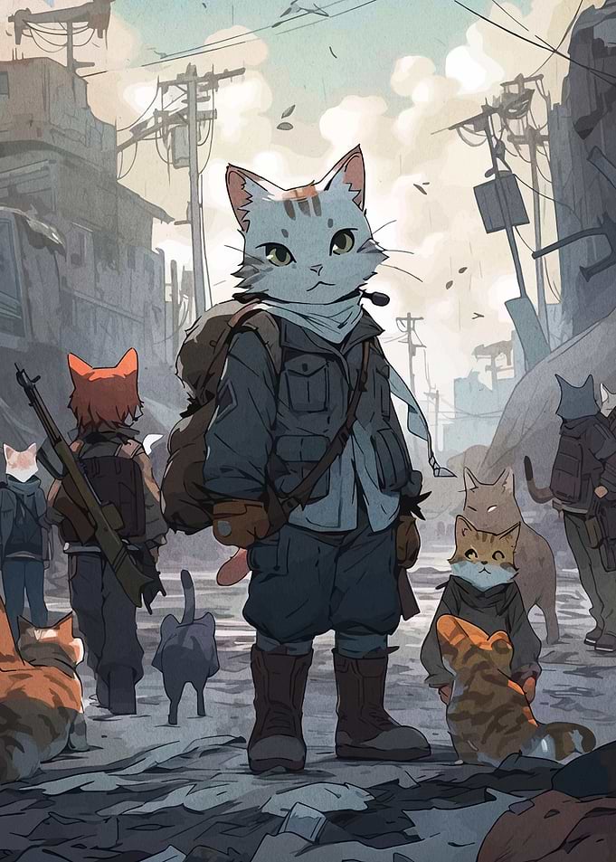 Post-Apocalyptic Cat Patrol