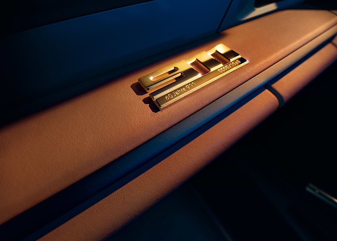 Porsche 911 60th Anniversary Emblem