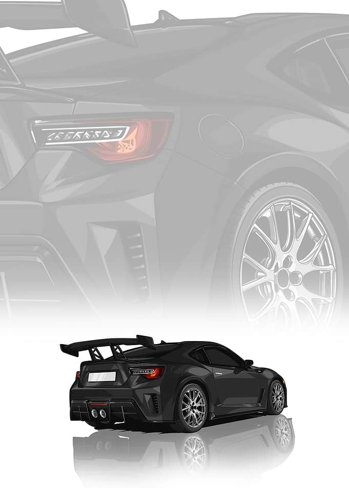 Subaru BRZ STI Performance black