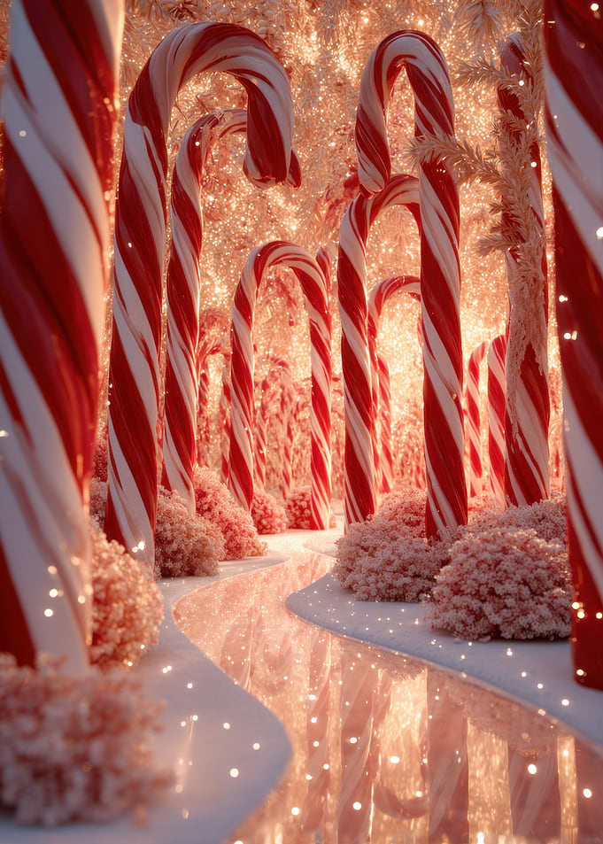 Candy Cane Forest
