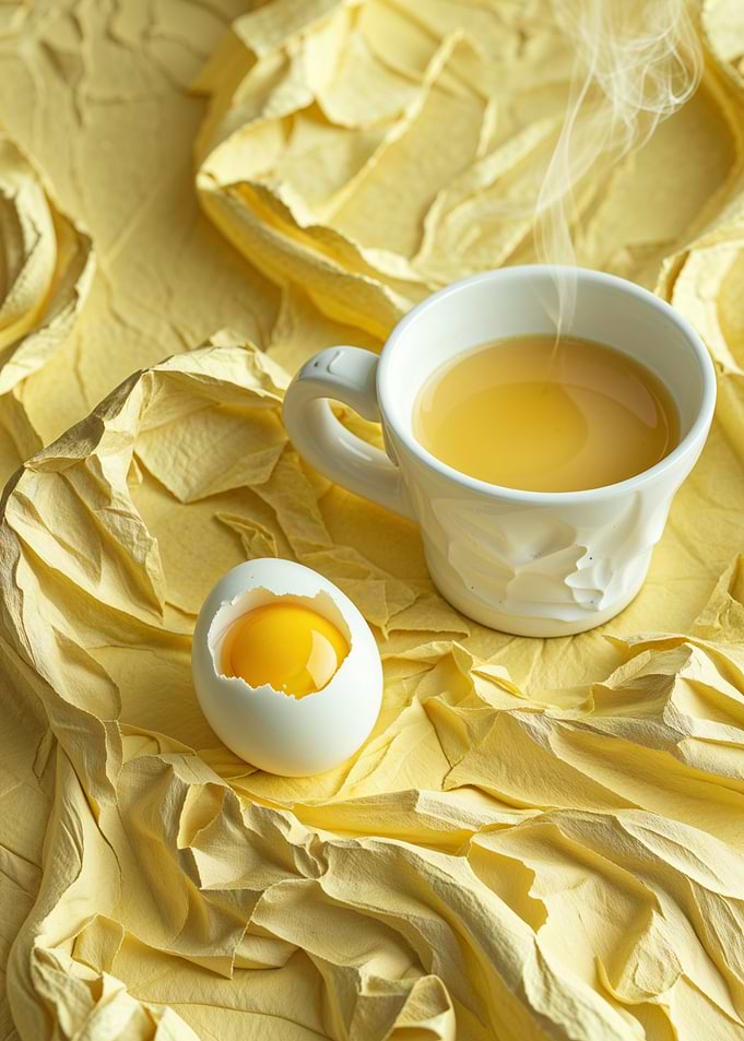 Warm Morning Egg & Tea Harmony