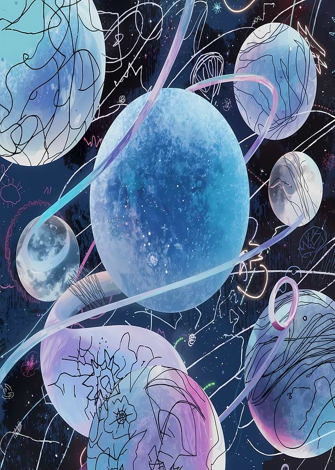 Abstract Planets with Rings and Doodles