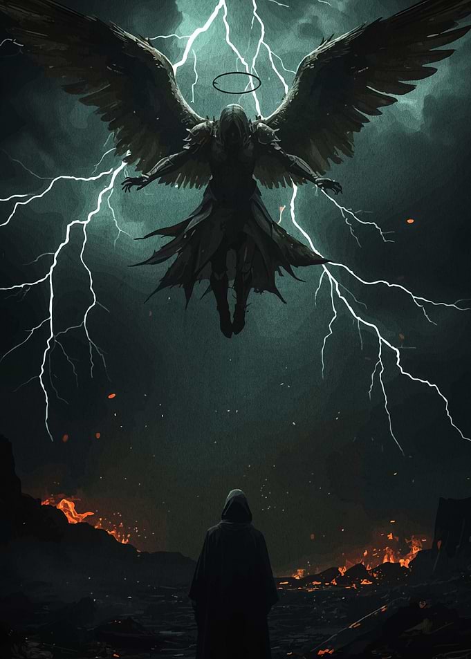 Dark Angel Hooded Figure