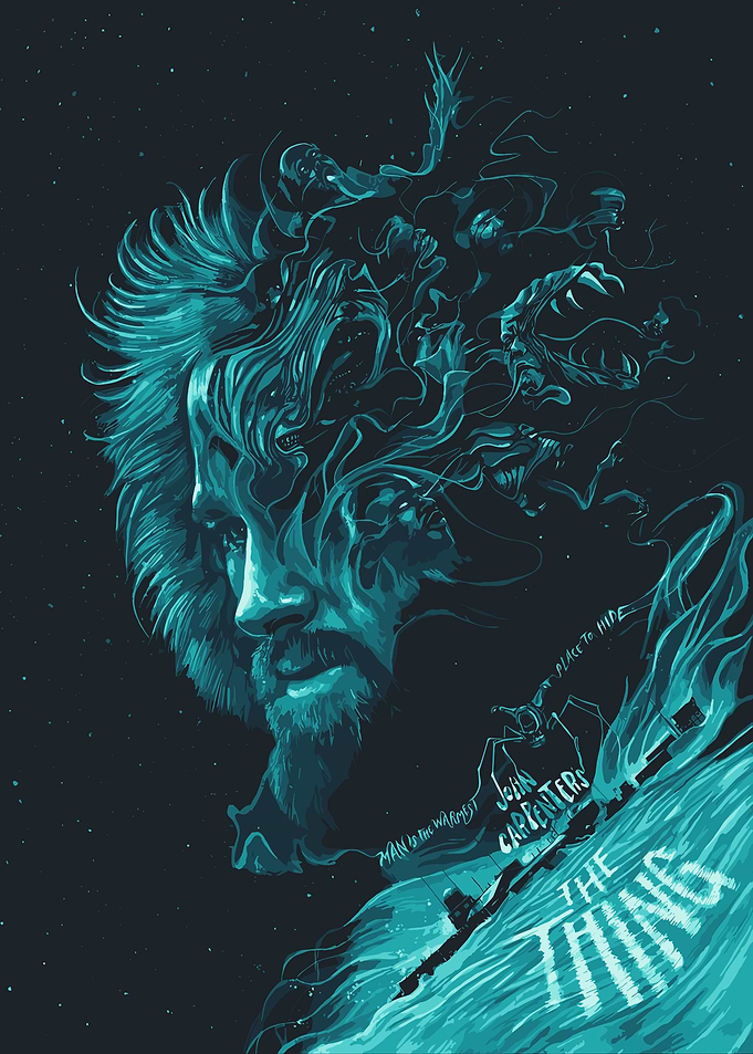 The Thing Movie Poster Art