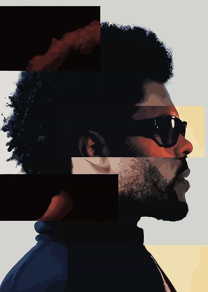 The Weeknd Portrait Art