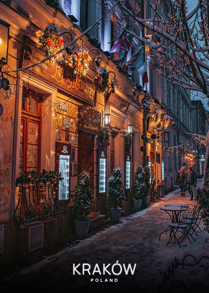 Winter in Kraków, Poland