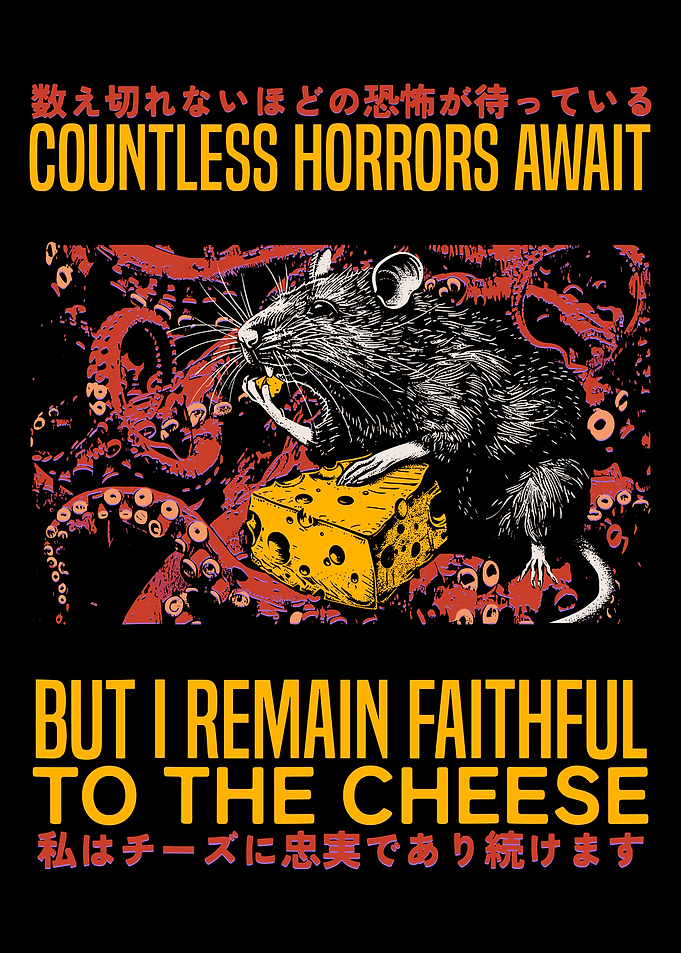 Faithful to the Cheese Japanese Horror Rat