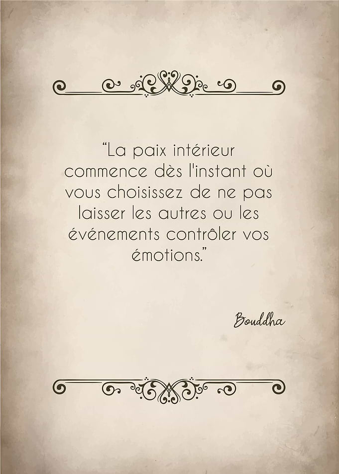 Buddha Quote - Inner Peace