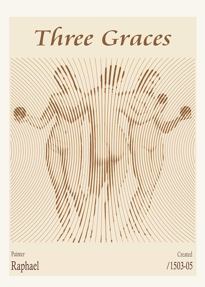 Three Graces by Raphael