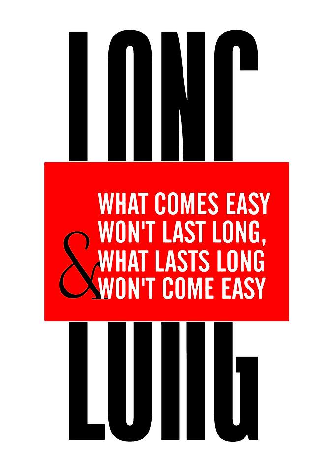 Long Lasting Inspirational Quote