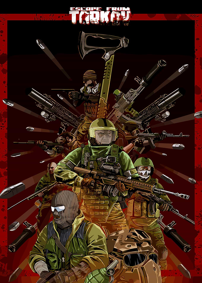 Escape From Tarkov Game Illustration