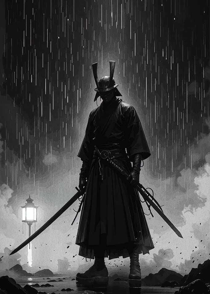 Samurai in Rain